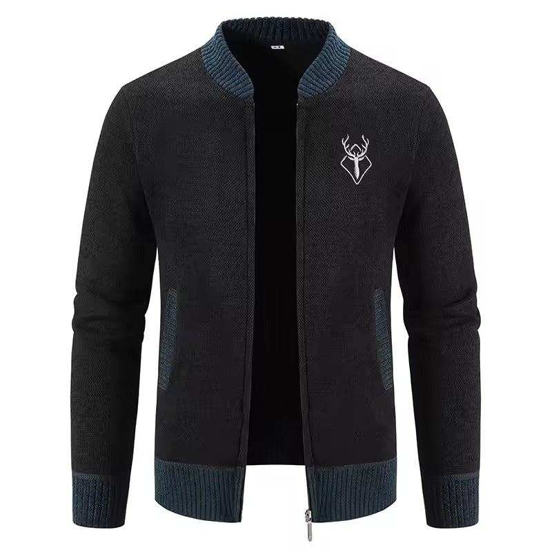Heren Wolmix Sweatshirt | Casual Fit met Ritssluiting 1