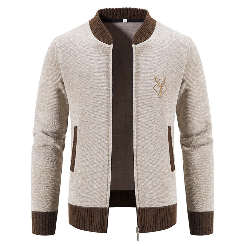 Heren Wolmix Sweatshirt | Casual Fit met Ritssluiting 2