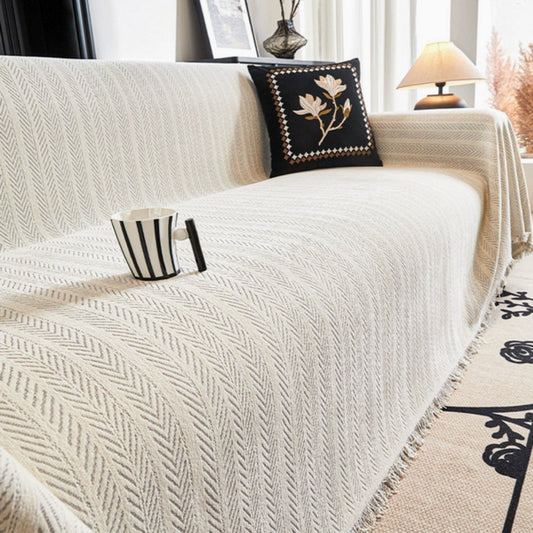 Herringband Chenille Sofahoes | Meubelbescherming voor Woonkamers 0
