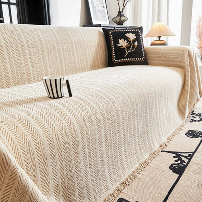 Herringband Chenille Sofahoes | Meubelbescherming voor Woonkamers 1