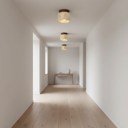 Japanse Plafondlamp Crème | Minimalistische Plafonnière 2