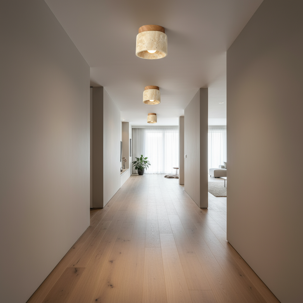 Japanse Plafondlamp Crème | Minimalistische Plafonnière 3