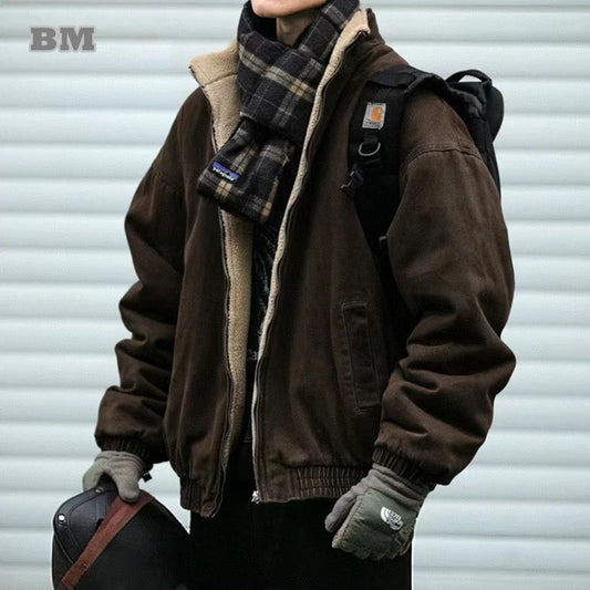Japanse Vintage Fleece Jas | Heren Jas Winter 1