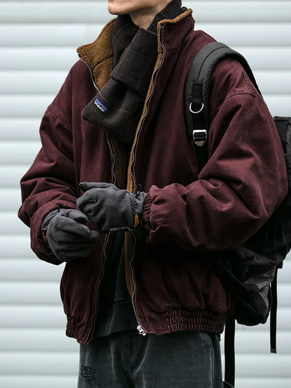 Japanse Vintage Fleece Jas | Heren Jas Winter 2