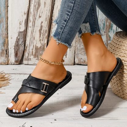 Variant image for Elegante Dames Orthopedische Sandalen van Echt Leer met Teenlus | Ondersteunend en Comfortabel voor Dagelijks Gebruik-17