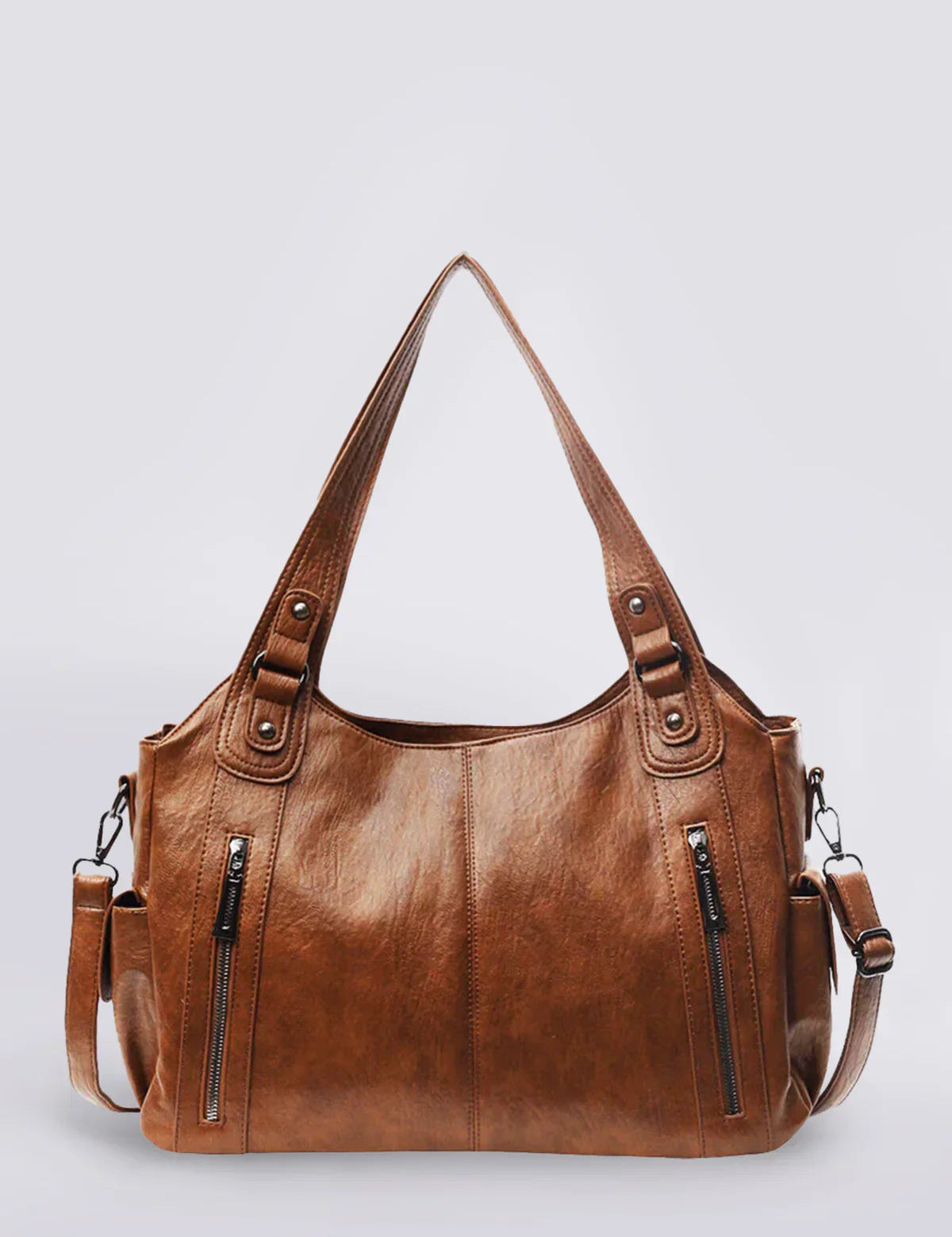 Julissa | Klassieke Leren Schoudertas voor Dames 0