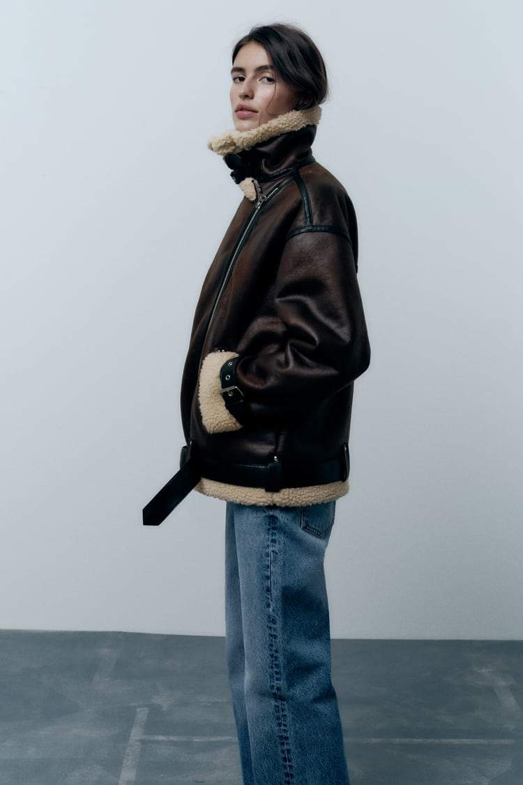 Karina | Jas met Revers van Kunstmateriaal 2