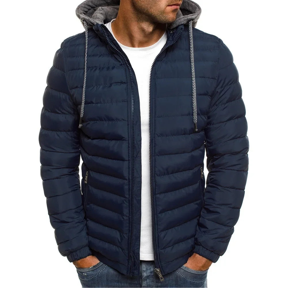 Katoenen Winterjas met Afneembare Hoed | Unisex Casual 2