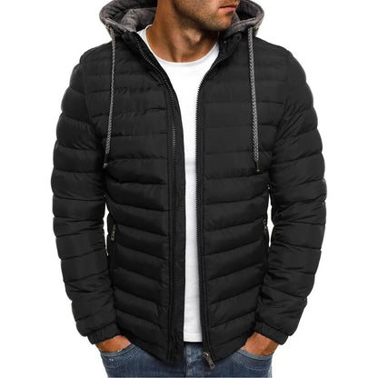 Katoenen Winterjas met Afneembare Hoed | Unisex Casual 6