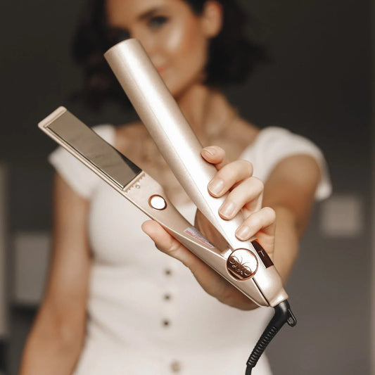 Keramische Haar Styler | 2-in-1 Styling Tool voor Perfecte Krullen en Steil Haar 0