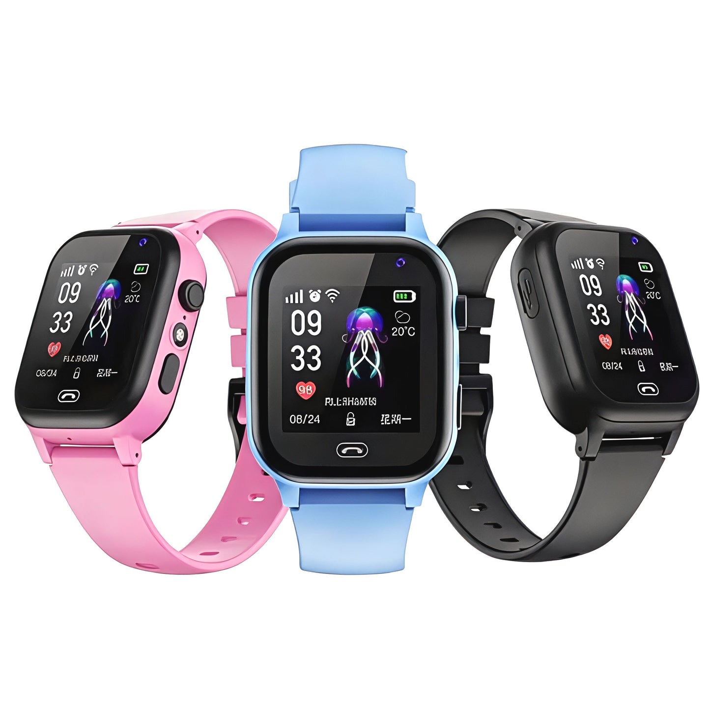 Kindersmartwatch GPS-tracker | Waterdichte 4G Smartwatch voor Kinderen 3
