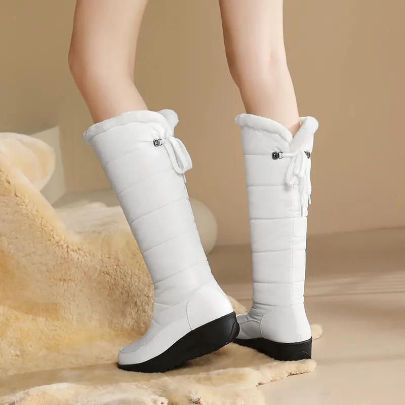 Kniehoge Dames Winterlaarzen met Bontvoering | Warm en Comfortabel 3