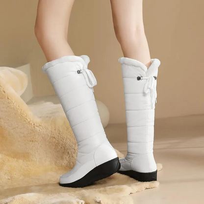 Kniehoge Dames Winterlaarzen met Bontvoering | Warm en Comfortabel 3