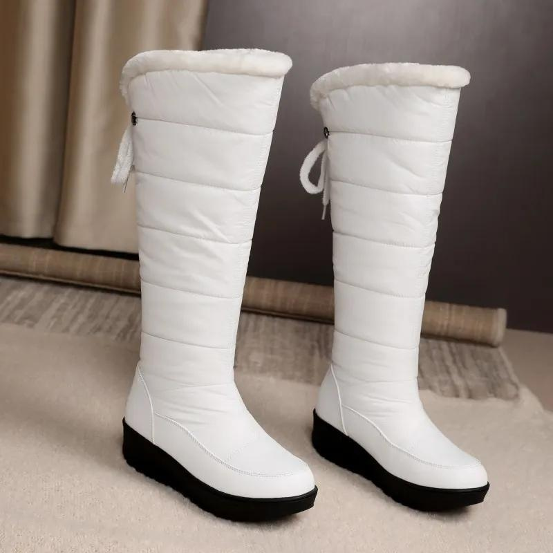 Kniehoge Dames Winterlaarzen met Bontvoering | Warm en Comfortabel 5