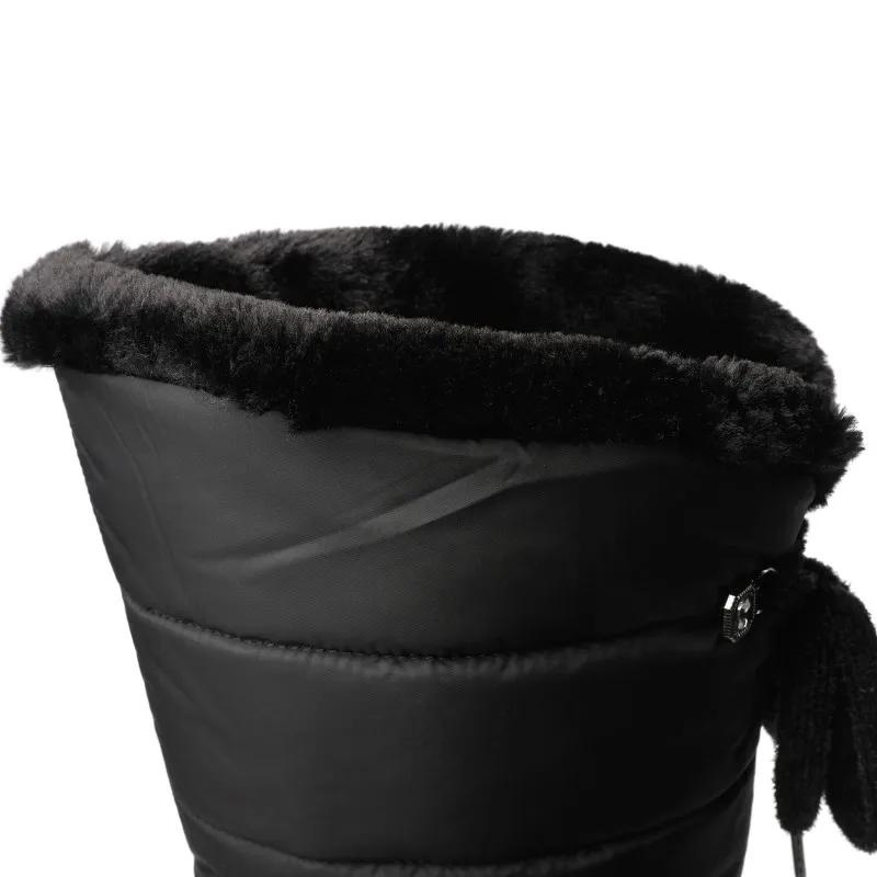 Kniehoge Dames Winterlaarzen met Bontvoering | Warm en Comfortabel 6