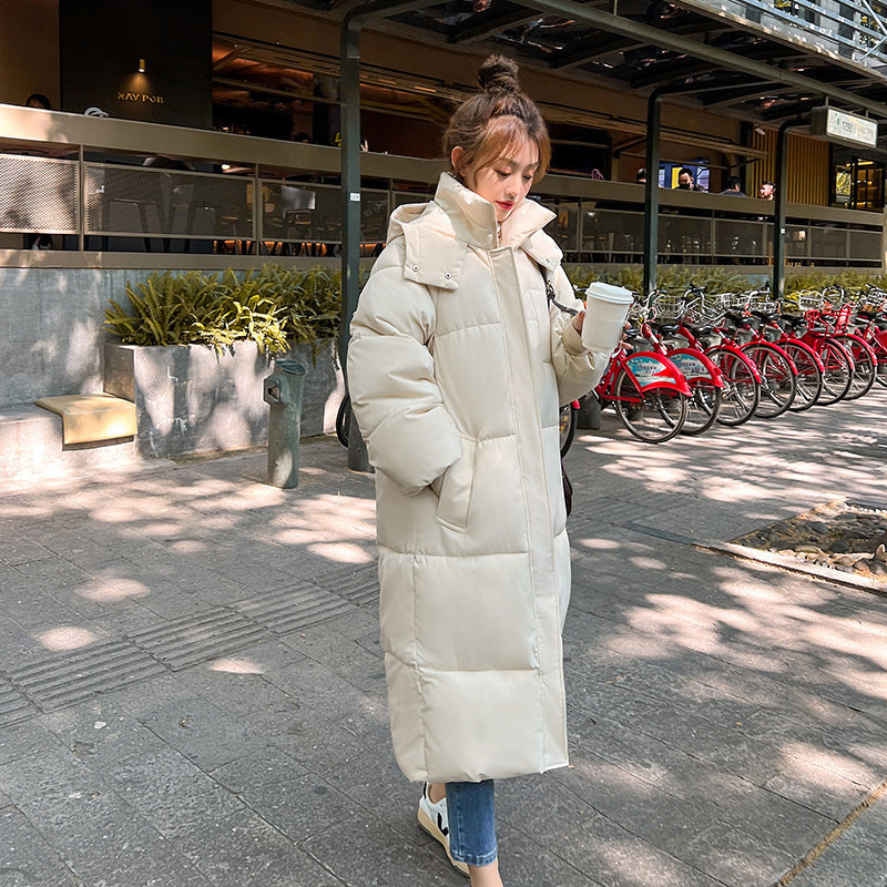 Lange Puffer Trenchcoat Dames | Gewatteerd met Capuchon 1