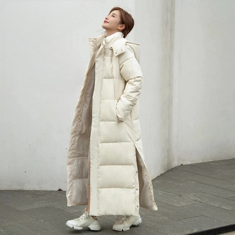 Lange Pufferjas Dames | Modieuze Winterjas 0