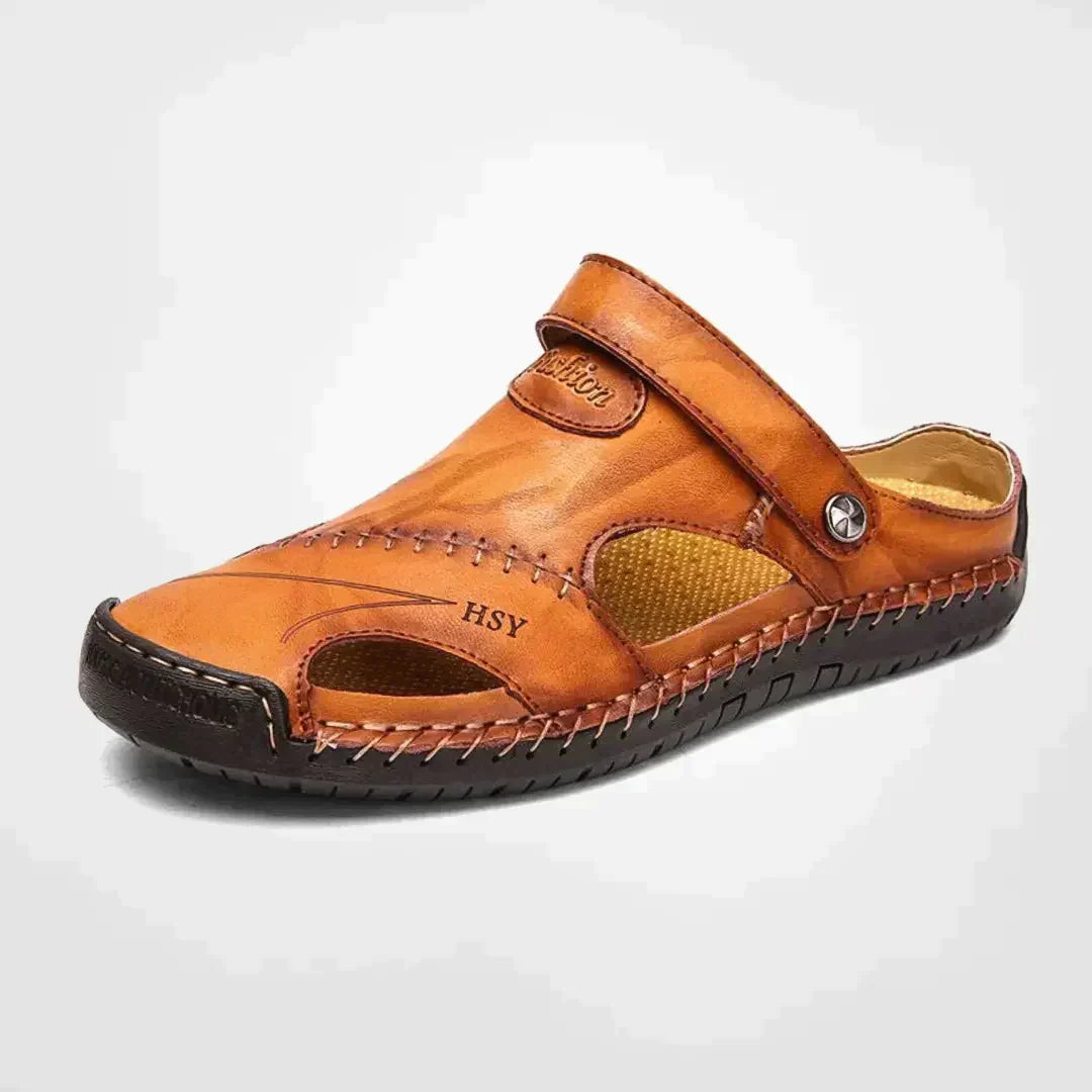Variant image for Luxe Buitenleren Sandalen voor Mannen | Verstelbare Riemen en Niet-Slip Rubberen Zool voor Comfort en Duurzaamheid-11