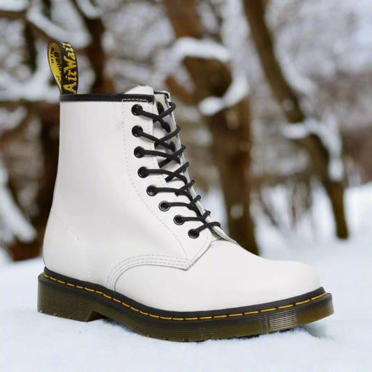 Leren Enkellaarzen Dames | Robuuste Veterboots 0