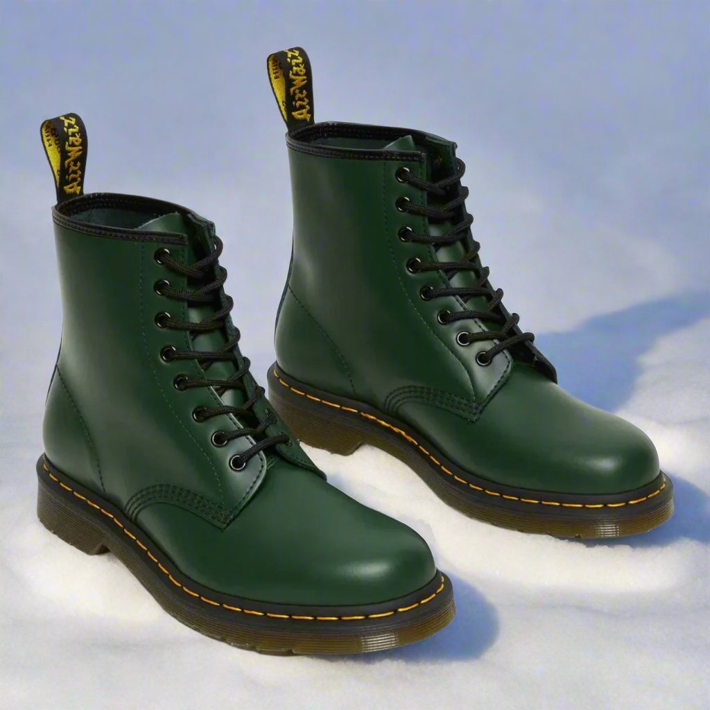 Leren Enkellaarzen Dames | Robuuste Veterboots 6