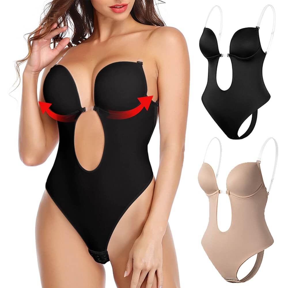 Lina | Diepe V-hals Backless Body Shaper 1