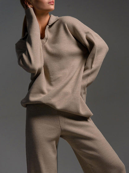 Lotus Knit Set | Broek en Trui Set voor Dames 1