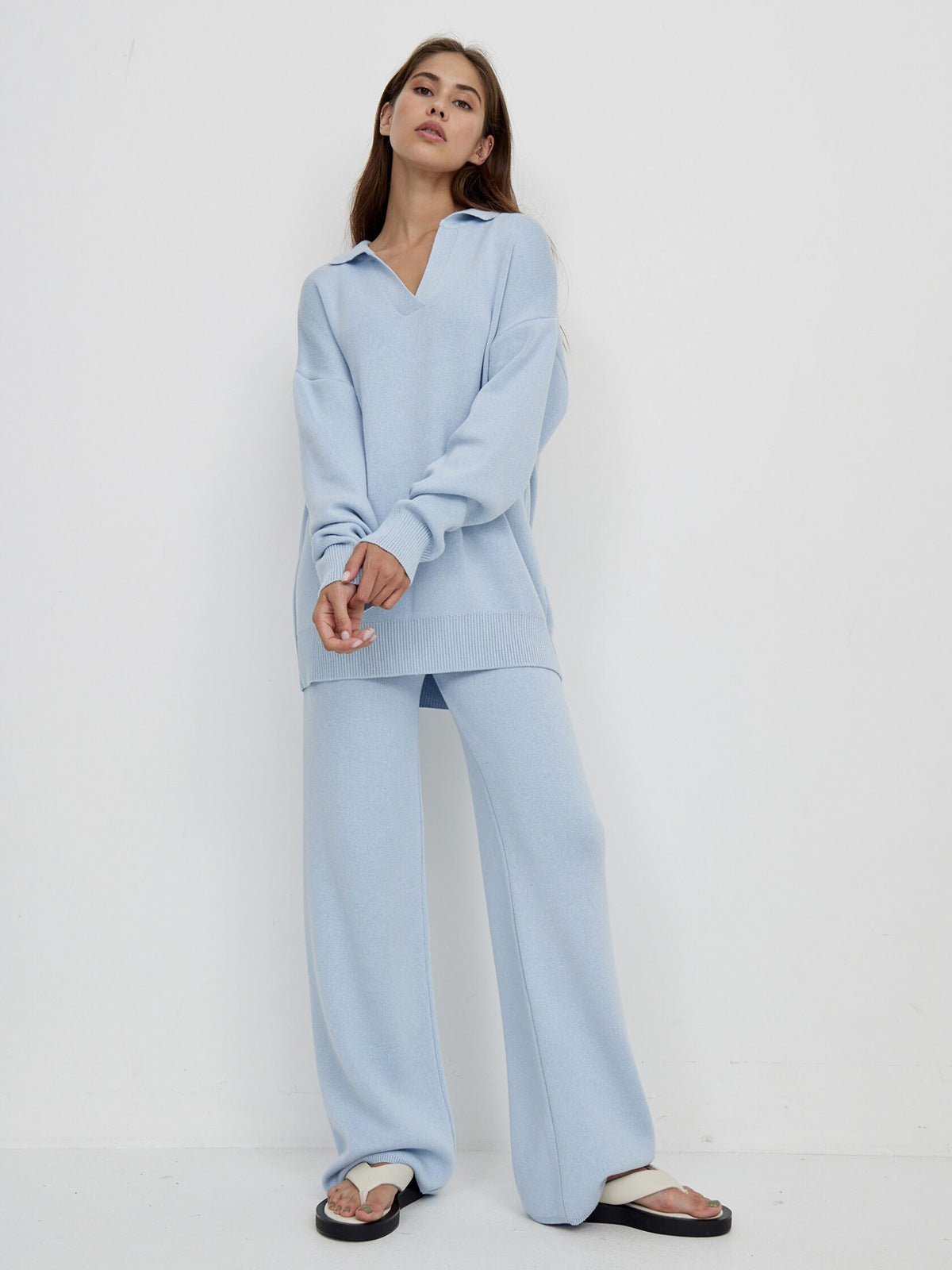 Lotus Knit Set | Broek en Trui Set voor Dames 3
