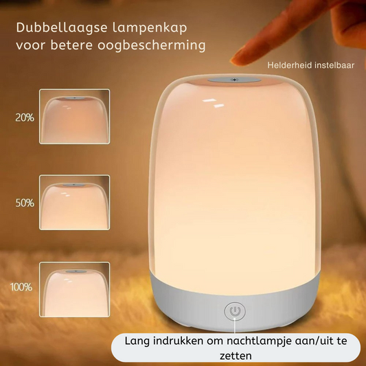 LumaRise | Wekker met Licht en Nachtlampje 0