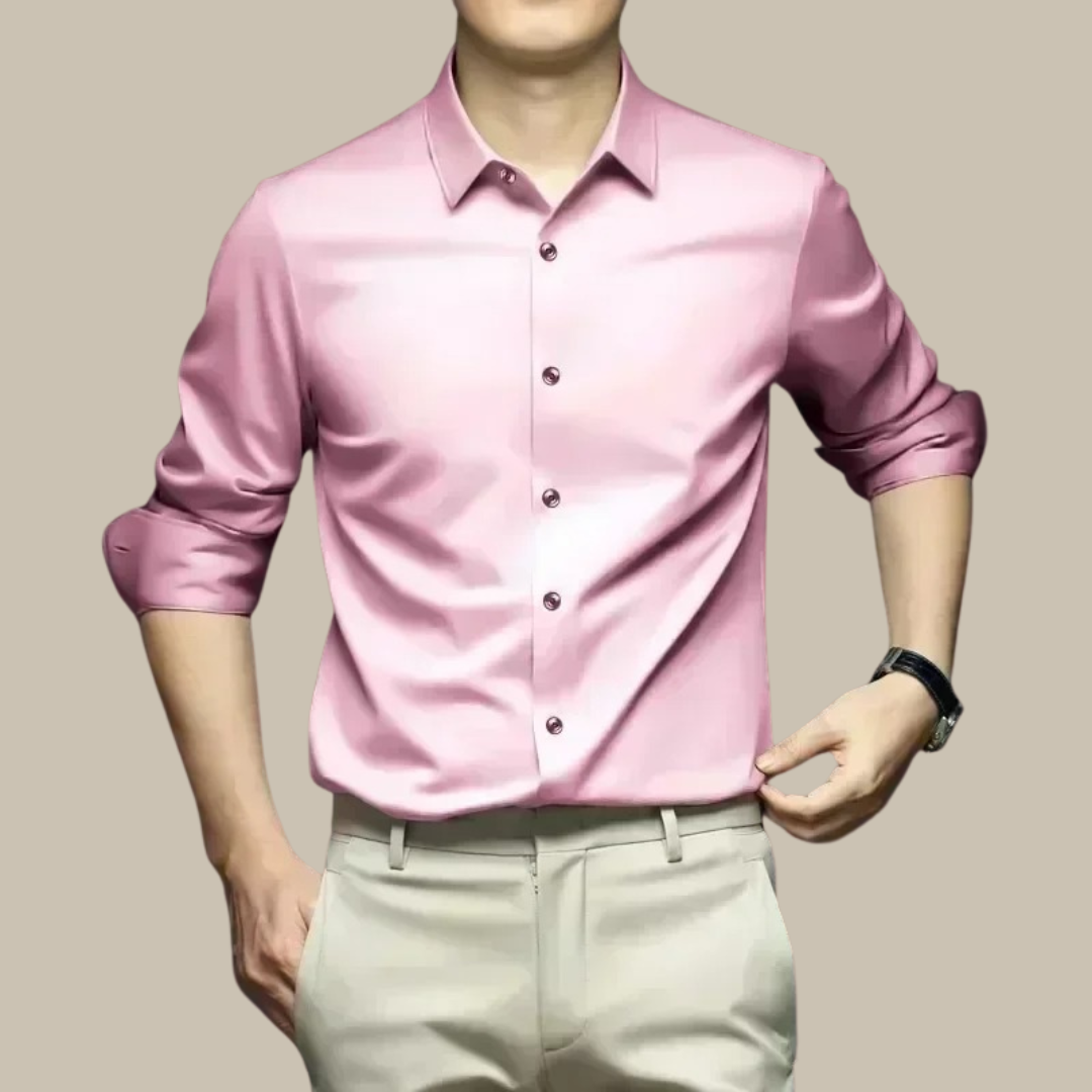Luxe Zijde Shirt Heren | Elegante Casual Kleding 5