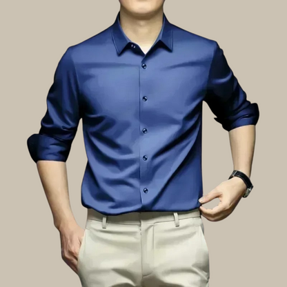Luxe Zijde Shirt Heren | Elegante Casual Kleding 7