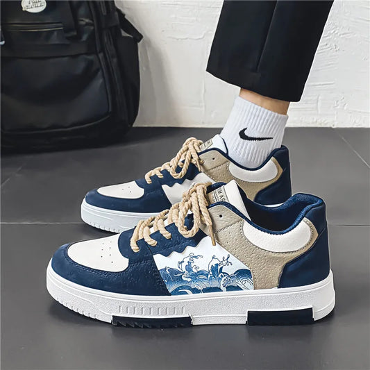 Ademende Casual Herenschoenen met Slijtvaste Zool | Lichtgewicht Slip-On Stijl voor Dagelijks Gebruik-1