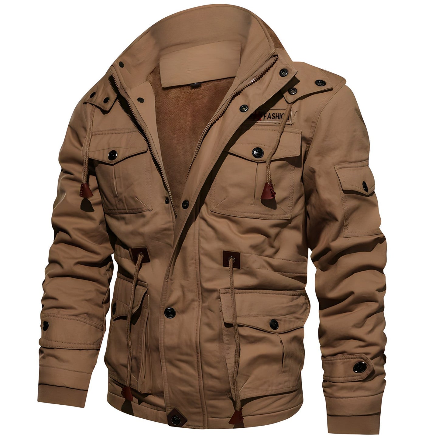 Militaire Jas met Multifunctionele Tassen | Herenmode 3