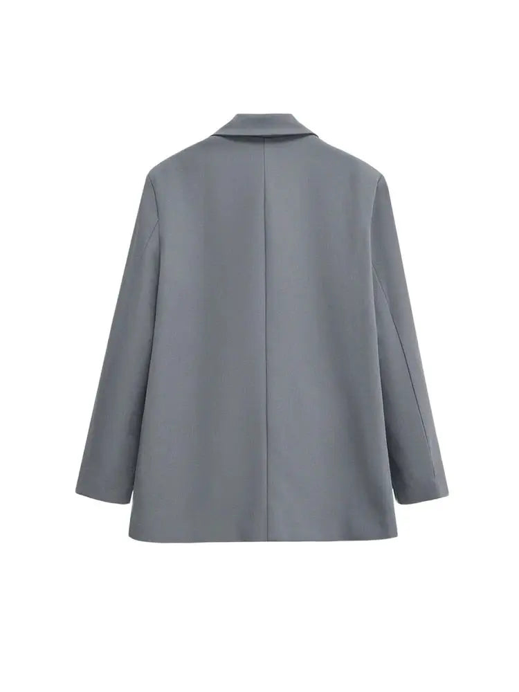 Minimalistische Dames Blazer | Gestructureerd Met Dubbele Knoopsluiting 3