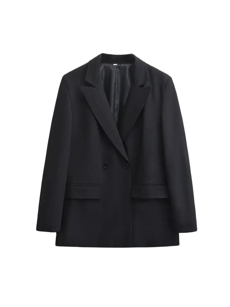 Minimalistische Dames Blazer | Gestructureerd Met Dubbele Knoopsluiting 4