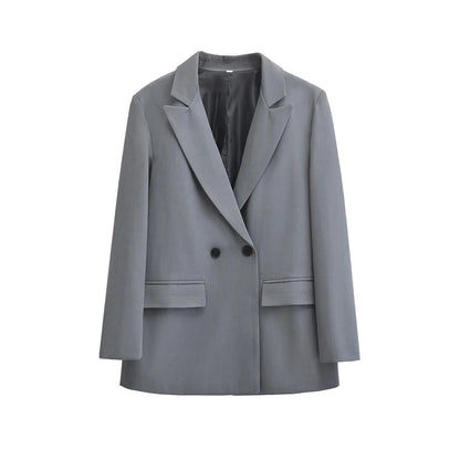 Minimalistische Dames Blazer | Gestructureerd Met Dubbele Knoopsluiting 7