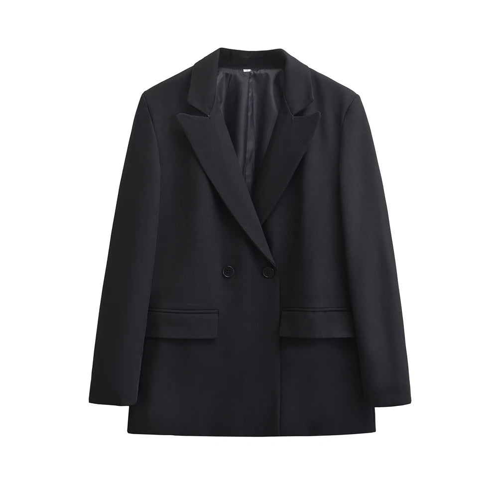 Minimalistische Dames Blazer | Gestructureerd Met Dubbele Knoopsluiting 8