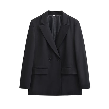 Minimalistische Dames Blazer | Gestructureerd Met Dubbele Knoopsluiting 8