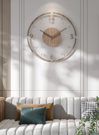 Moderne Houten Wandklok | Stijlvolle Muurdecoratie 7