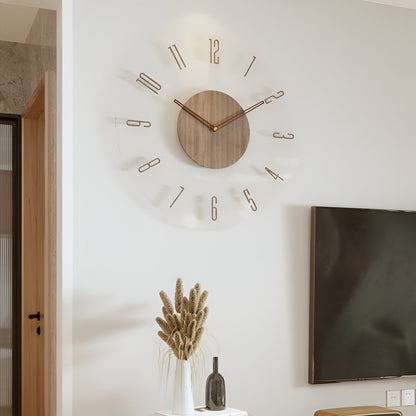 Moderne Houten Wandklok | Stijlvolle Muurdecoratie 9