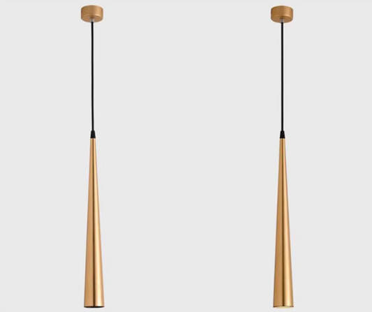 Moderne LED Hanglamp | Dimbare Eetkamer Lamp Aluminium Kegel 0