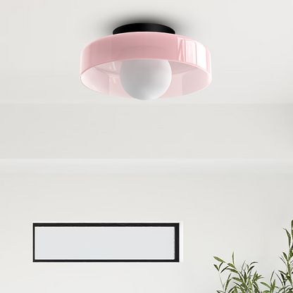 Moderne Ronde Plafondlamp Zwart | LED Plafonniere voor Slaapkamer 12
