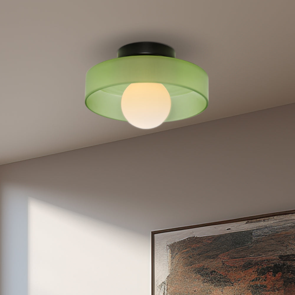 Moderne Ronde Plafondlamp Zwart | LED Plafonniere voor Slaapkamer 13