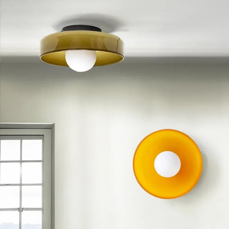 Moderne Ronde Plafondlamp Zwart | LED Plafonniere voor Slaapkamer 3
