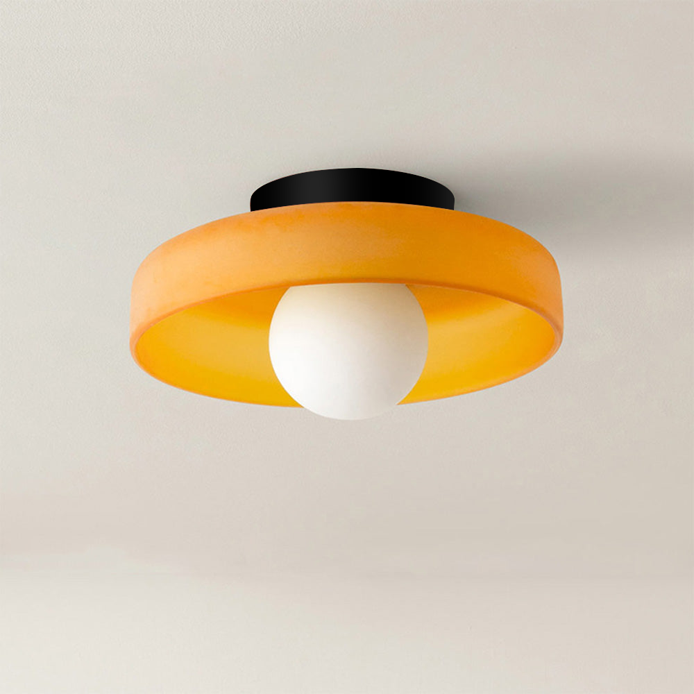 Moderne Ronde Plafondlamp Zwart | LED Plafonniere voor Slaapkamer 7