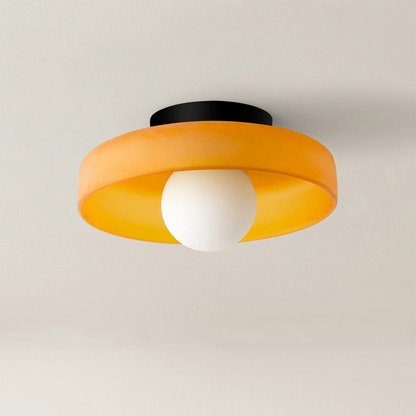 Moderne Ronde Plafondlamp Zwart | LED Plafonniere voor Slaapkamer 7