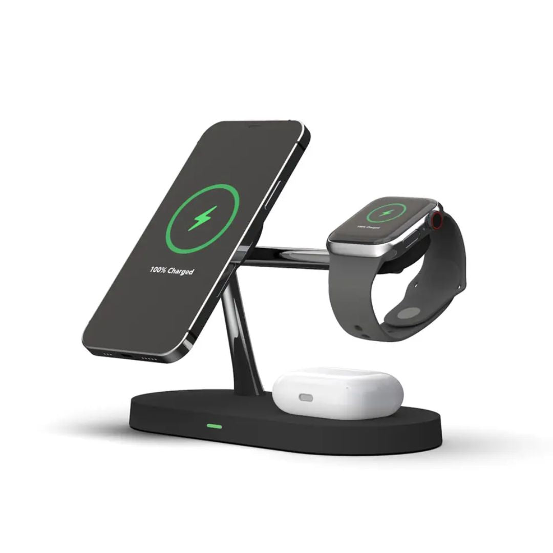 MultiCharge Pro | 3-in-1 Laadstation voor Smartphones en Horloges 1