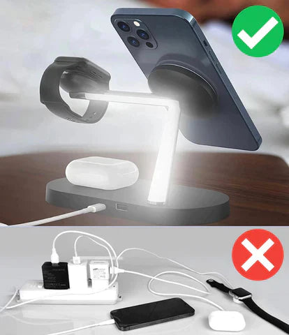 MultiCharge Pro | 3-in-1 Laadstation voor Smartphones en Horloges 8