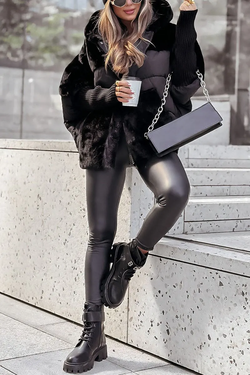 Multicolor Winterjas Dames | Warme Lange Winterjas 4