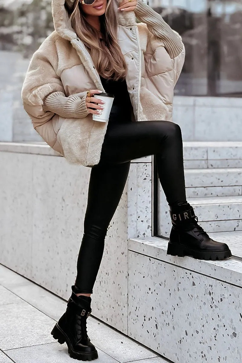 Multicolor Winterjas Dames | Warme Lange Winterjas 7
