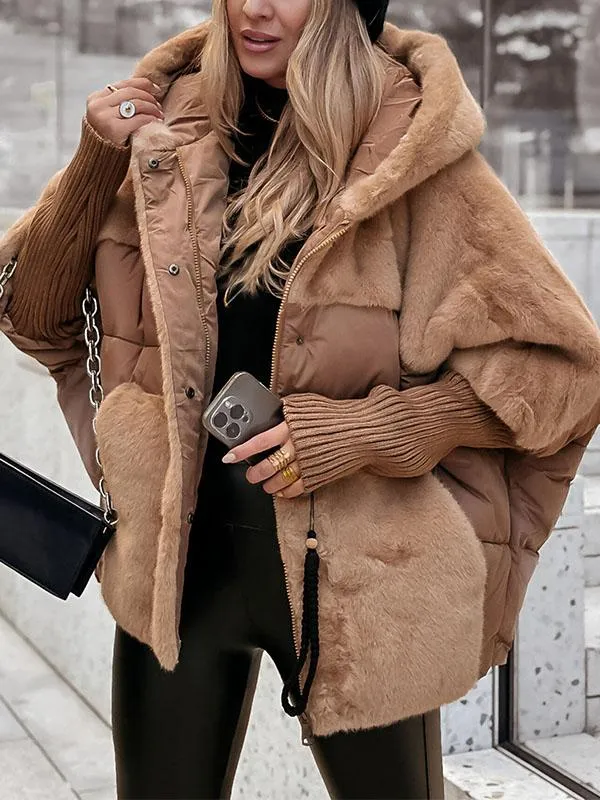 Multicolor Winterjas Dames | Warme Lange Winterjas 8